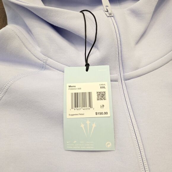 Nike X Drake NOCTA Palest Purple Tech Fleece Full Zip Hoodie FD8453-568 2XL - Picture 4 of 4